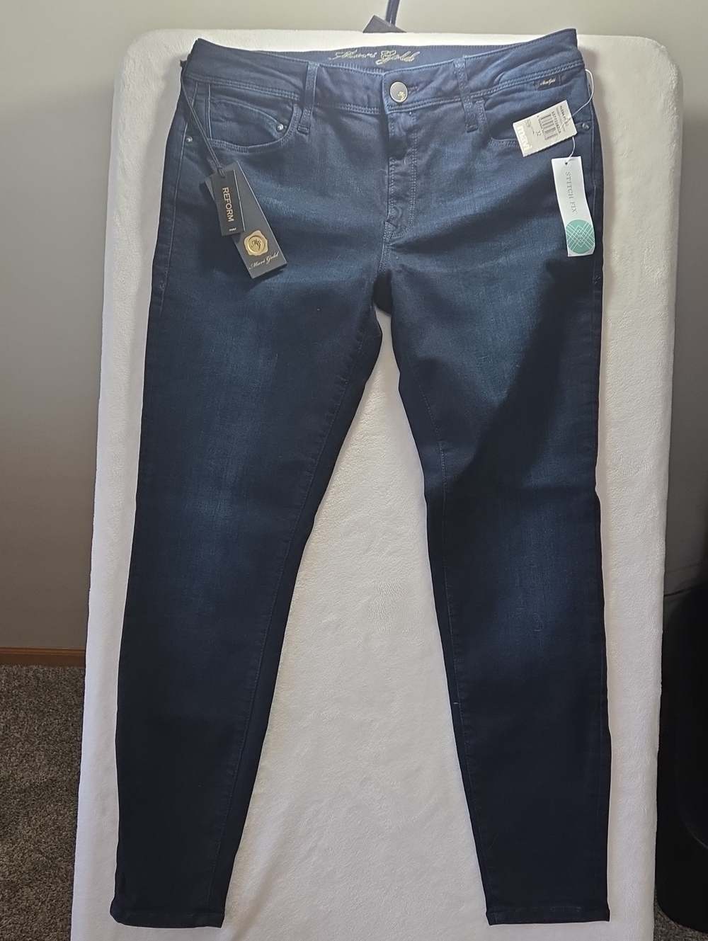 Mavi Reform Dark Wash Skinny Jeans - Slim Fit